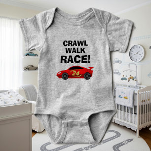 Body Rampe Marche Course drôle de bodysuit pour bébé de