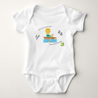 Body Rangée mignonne de comptine de combinaison de bébé