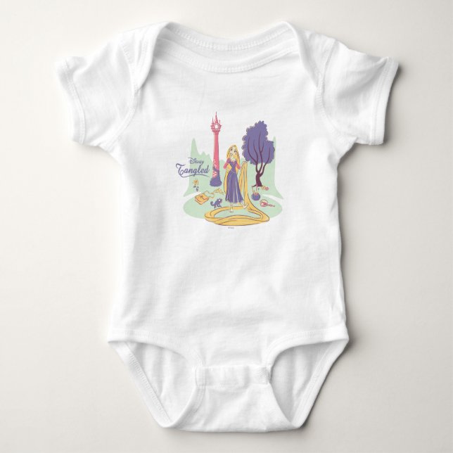 Body Rapunzel & Pascal en Pretty Pastels (Devant)