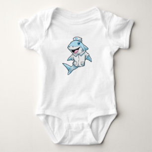 Body Requin comme infirmière avec manteau