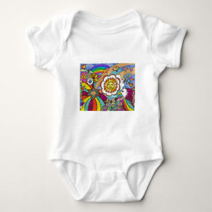 Body Retro 60s Psychedelic Sunshine Aigle Cadeaux