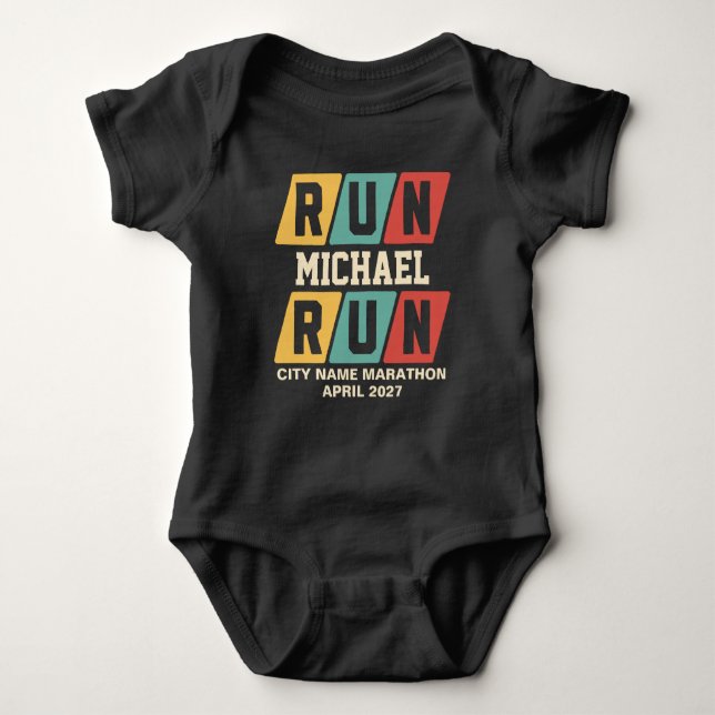 Body Retro Custom Name Marathon Support (Devant)