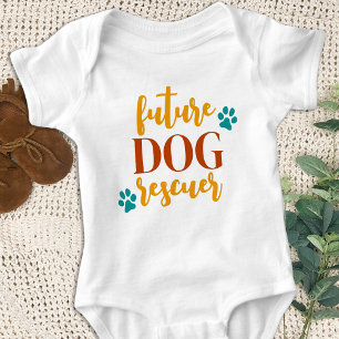 Body Rétro Futur Sauveur de Chien Coloré
