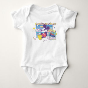 Body Retro Mickey Vibes Positives Uniquement