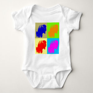 Body Retro Pop Art Bison Buffalo