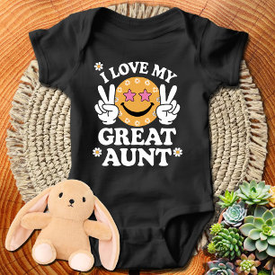 Body Retro Smile Peace I Love My Great Tante