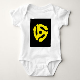 Body Rétro Vintage Yellow 45 Spacer DJ