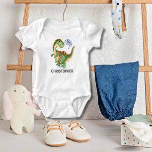 Body ROAR Cute Green Dinosaur Garçons
