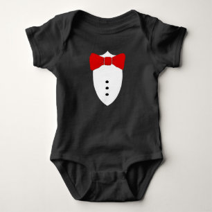Body Robe Formelle Cravate Rouge