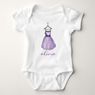 Body Robe Personalisée Purple Retro Prom Pretty Party