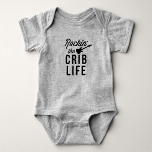 Body Rockin le T-shirt drôle de bébé de musique de l
