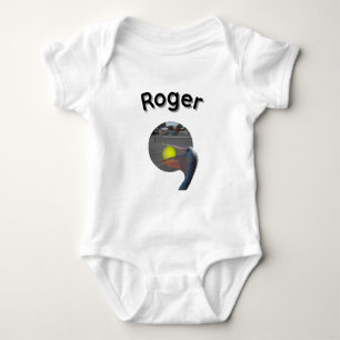 Body Roger nom avec pélican attrapant balle,