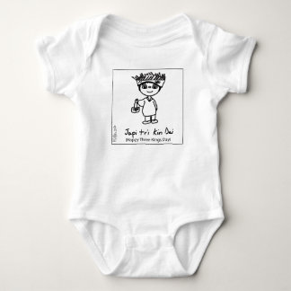Body Rois heureux Day de combinaison du Jersey de bébé