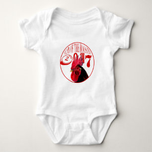 Body Rooster rustique pour bébé né dans Rooster année 2