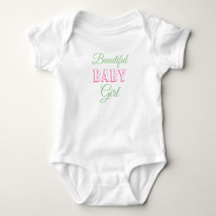 Body Rose Sage Vert Belle Bébé Fille