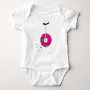 Body Roue rose Doughnut Monocycle Colorful Sprinkings