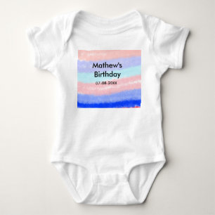 Body Rouge bleu américain garçon anniversaire ajouter n