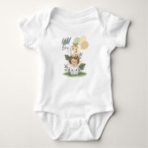 Safari Wild One Baby Bodysuit !