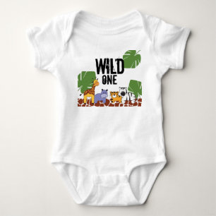 Body Safari "WILD ONE", thème de la jungle premier ann