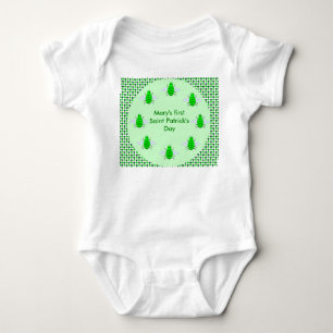 Body Saint Patricks Day Bee et Shamrocks