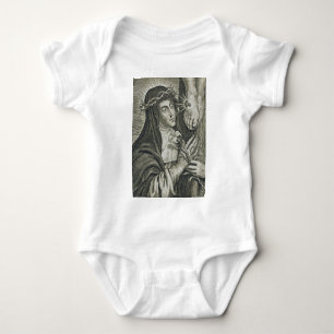 Body Sainte Catherine de Sienne Crucifixion Art Noir Fo