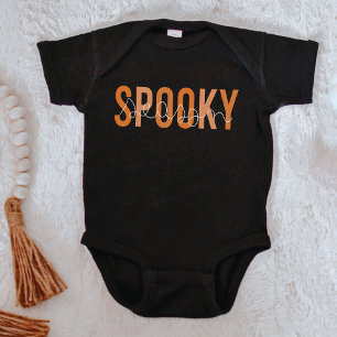 Body Saison Éffrayante d'Orange Brûlé Rétro Halloween a
