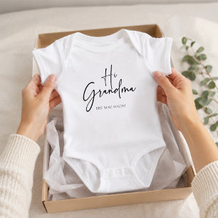 Body Salopette 'Bonjour Mamie' pour bébé