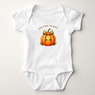 Body Salut Citrouille – Joli Design de Bébé Citrouille