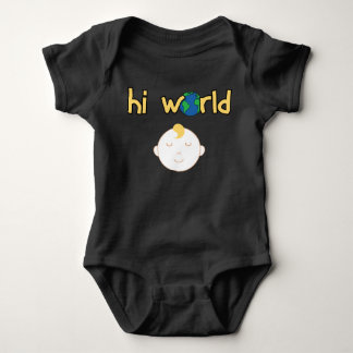 Body Salut combinaison mignonne de bébé du monde