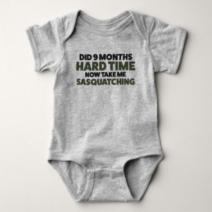 Body Sasquatch Bigfoot Funny Baby Jersey Bodysuit