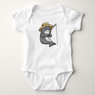 Body Sceau à la pêche avec bâtonnet de pêche et Casquet