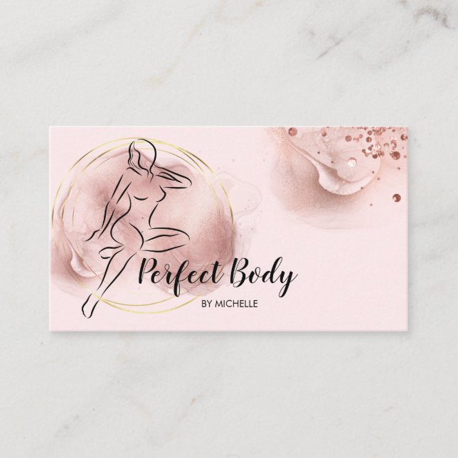 Body Sculpting  Contouring  Waist Trainer Business Business Card (Front)
