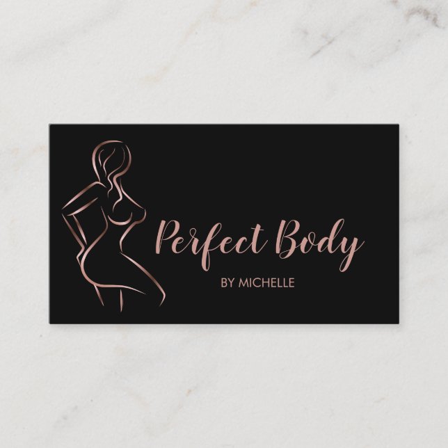 Body Sculpting Fitness Linergie Waist Trainer Busi Business Card (Front)