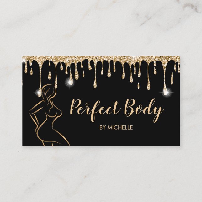 Body Sculpting Fitness Linergie Waist Trainer Busi Business Card (Front)