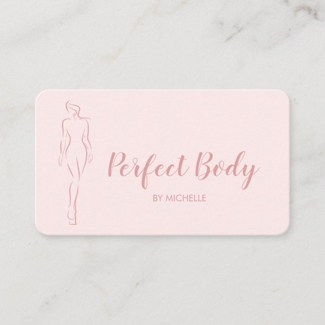 Body Sculpting Fitness Linergie Waist Trainer Busi Business Card (Front)