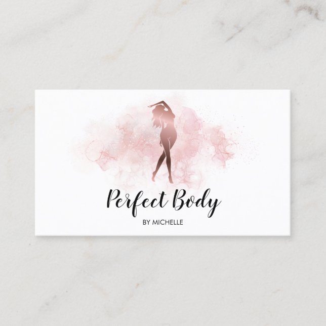 Body Sculpting Fitness Linergie Waist Trainer Busi Business Card (Front)