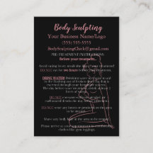 Body Sculpting Pre and Post Treatment Information