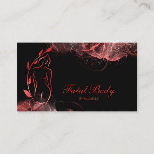 Body Sculpting Wellness Cosmetics Beauty Spa Busin Business Card
