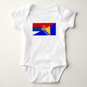 Body serbie bosnia Herzégovine drapeau pays demi symbol