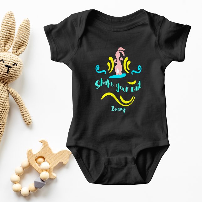 Body Shake Your Tail Bunny Dancing Rabbit (Shake Your Tail Bunny Dancing Rabbit Baby Bodysuit)