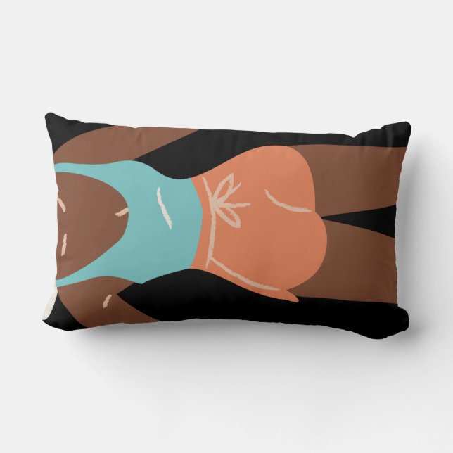 body shape style  lumbar pillow (Back)