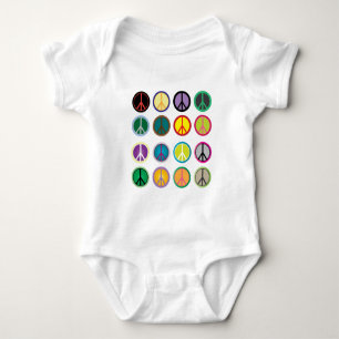Body Signes de paix colorés - motif de signe de paix