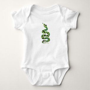 Body Silhouette d'impression en noir et vert serpent