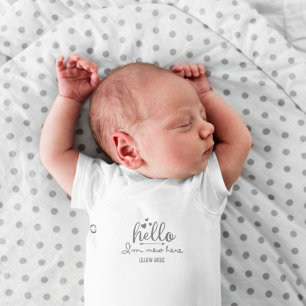 Body Simple combinaison personnalisée pour bébé