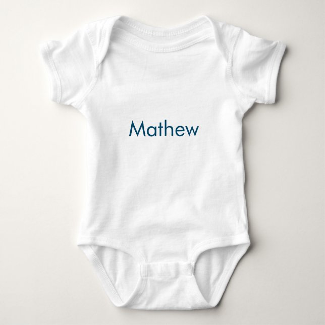 Body simple lettre initiale monogramme ajouter votre no (Devant)