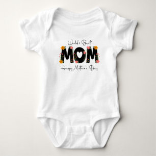 Body Simple Meilleure Maman du Monde Calligraphie pour