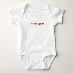 Body Simple Modern Allemagne National Drapeau Souvenir