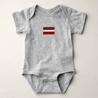 Body Simple moderne Lettonie Drapeau letton Souvenir