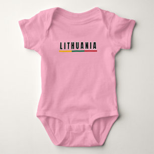 Body Simple Moderne Lituanie lietuva Drapeau Souvenir