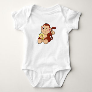 Body Singe bébé avec banane